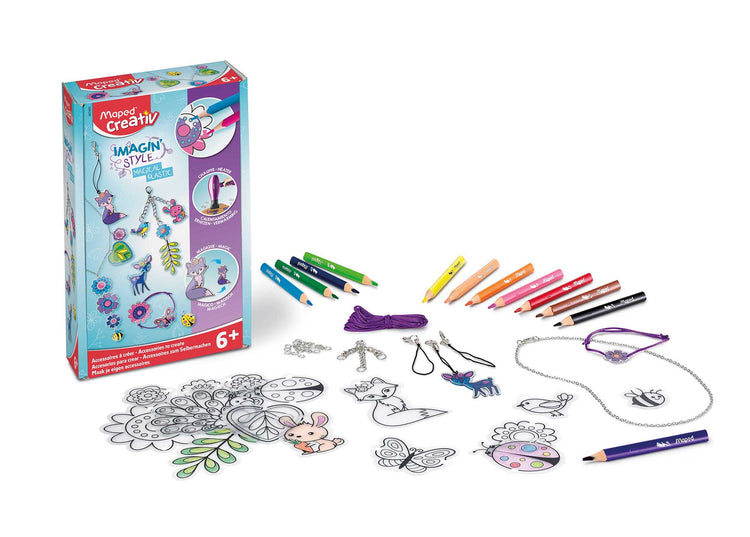 Maped Creativ Shrinking Jewelry Kit - Shrinks with Hair Dryer