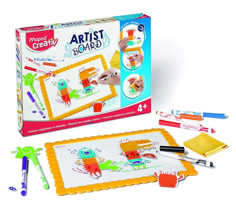Maped Creativ Magnetic Mix & Match - 21-Piece Monster Board