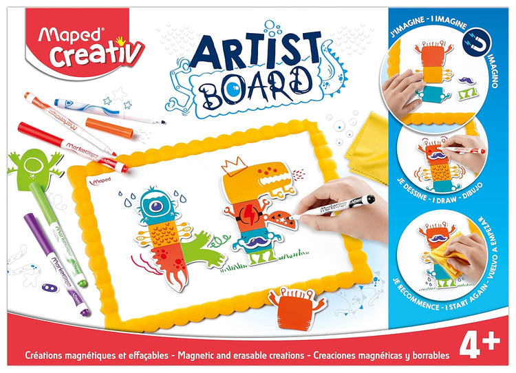 Maped Creativ Magnetic Mix & Match - 21-Piece Monster Board