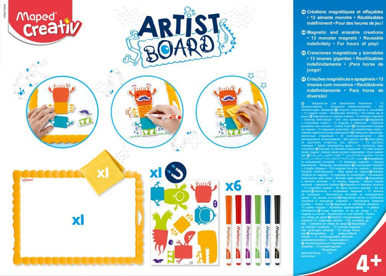 Maped Creativ Magnetic Mix & Match - 21-Piece Monster Board