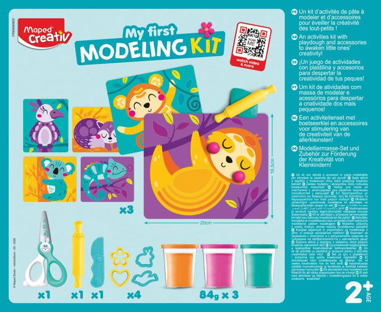 Maped Creativ Modeling Dough Kit - 13 Toddler Tools Included