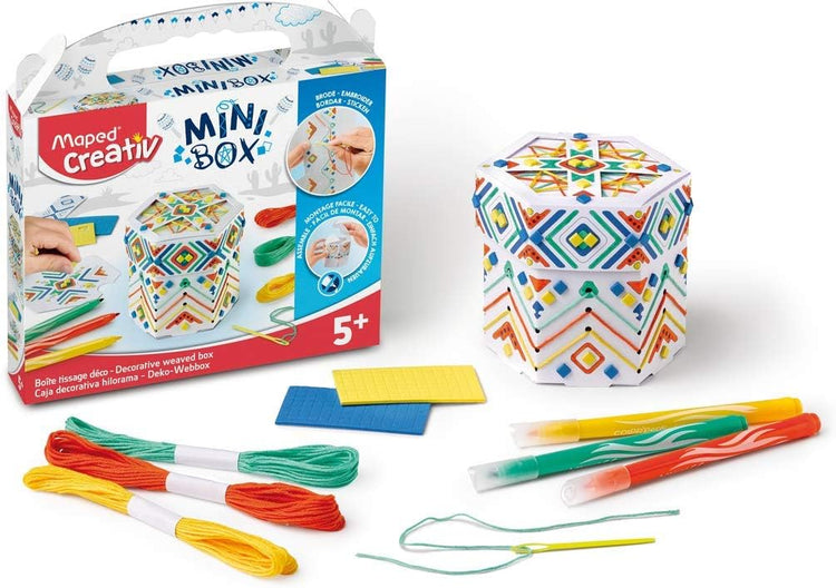 Maped Creativ Treasure Chest - 10 Piece String Art Craft Kit