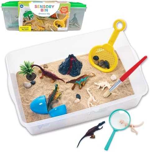 Creativity for Kids Sensory Bin – Construction Zone Playset