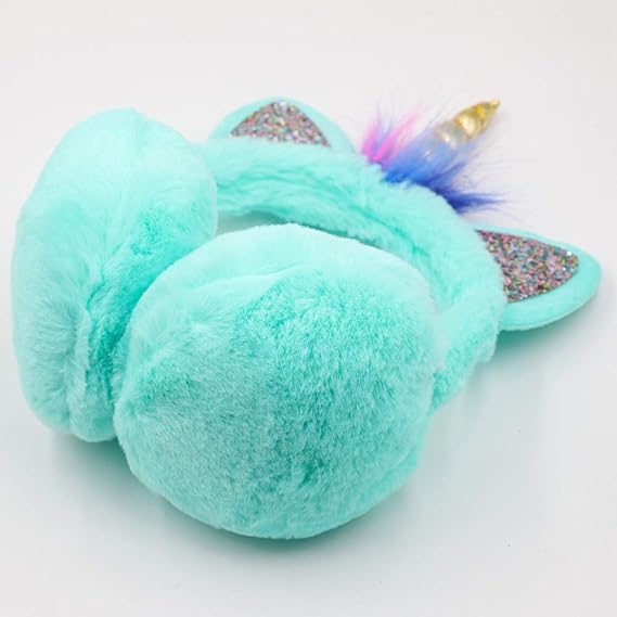 Cute Rainbow Unicorn Earmuffs