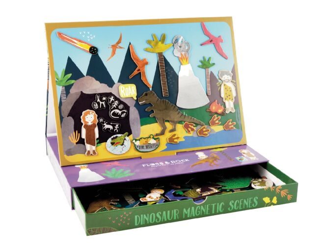 Dinosaur Magnetic Scenes - 52 Piece Set