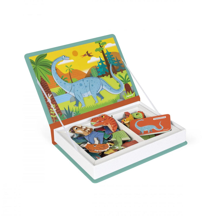 Janod Dinosaurs Magneti'Book - Magnetic Dino Mix-And-Match