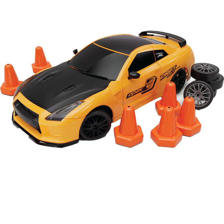 Drift All Day RC Car - Cone-Course Drifting - 2 Sets of Wheels