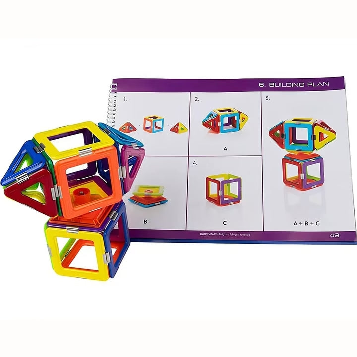 GeoSmart Education Deluxe Set - 205-Piece STEM Magnetic Kit