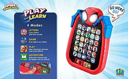 eKids Spidey and His Amazing Friends Educational Kids Tablet