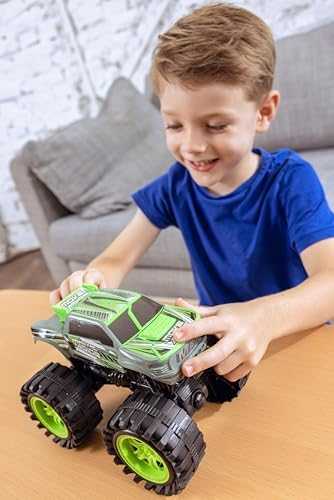 Exploding Monster Truck with Lights & Crash Sounds