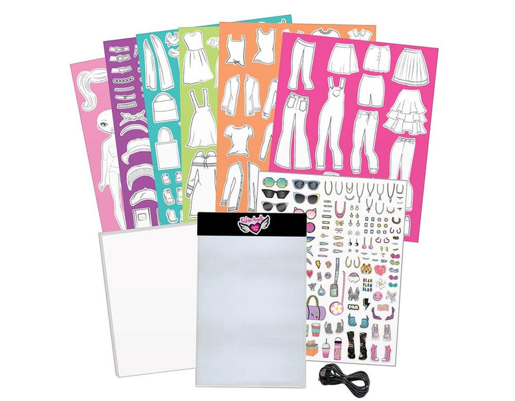 Fashion Design Light Up Sketch Pad