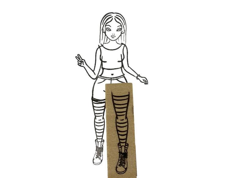 Fashion Stamper Set - 36 Wooden Stamps