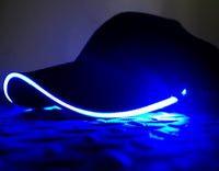 Flashing Blue LED Baseball Cap image 0