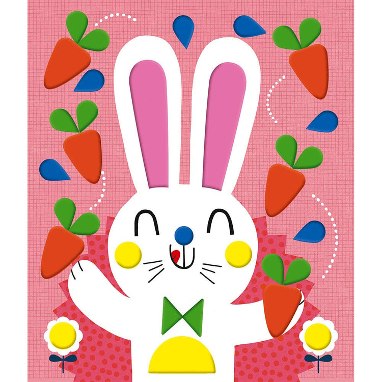 Janod Foam Stickers Little Friends - 5 Boards, 200 Pieces