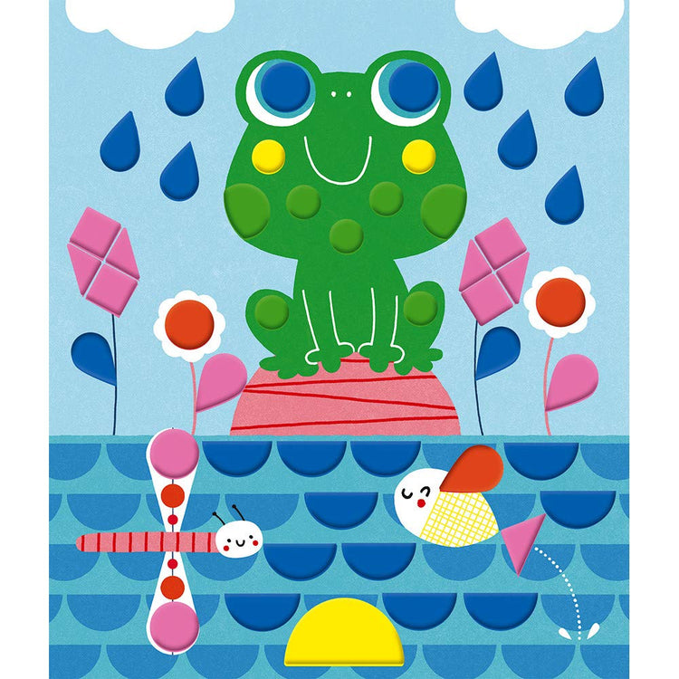 Janod Foam Stickers Little Friends - 5 Boards, 200 Pieces
