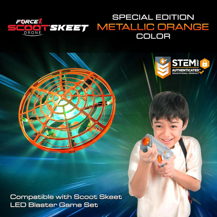 Force1 Scoot Skeet Mini Drone Electronic Shooting Game for Kids