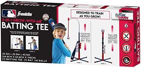 Franklin Sports Grow-with-Me Kids Baseball Tee Set