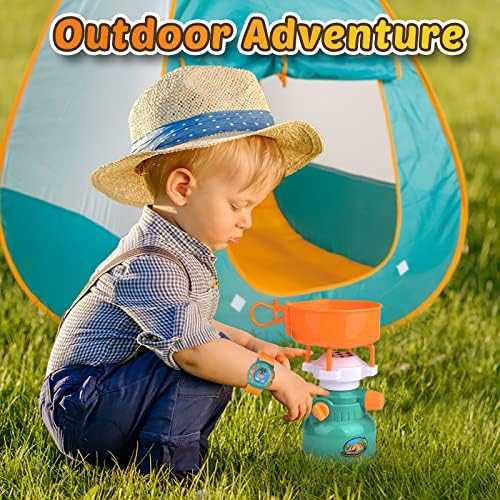 FUN LITTLE TOYS Pop-Up Play Tent with Camping Gear Set