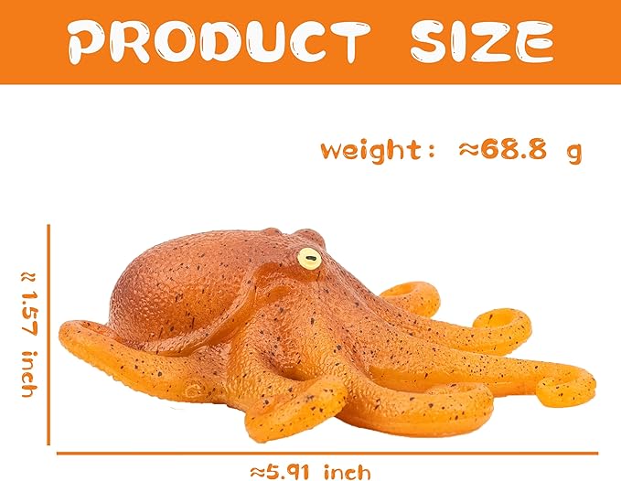FUNSCENE Mini Realistic Under The Sea Life Figure for Toddler Bath Bathtub