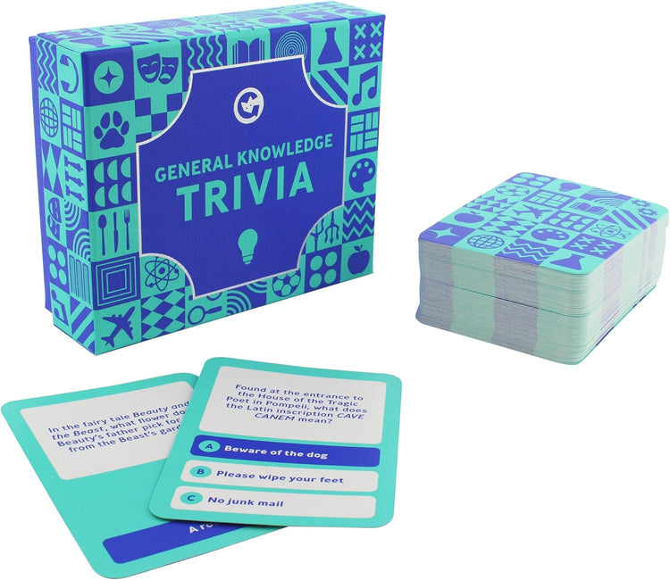 General Knowledge Trivia - 120 Travel-Friendly Quiz Cards