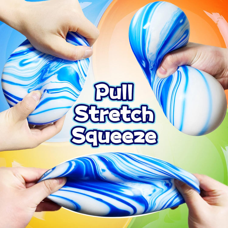 Giant Stress Balls for Kids and Adults - Jumbo Dough Balls Squishy Fidget Toy