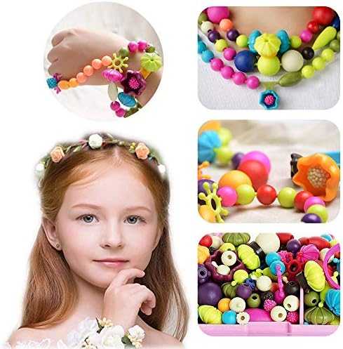 GILI Pop Beads Jewelry Making Kit (500 pcs)