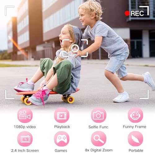 Goopow Kids Digital Camera with 32GB SD Card
