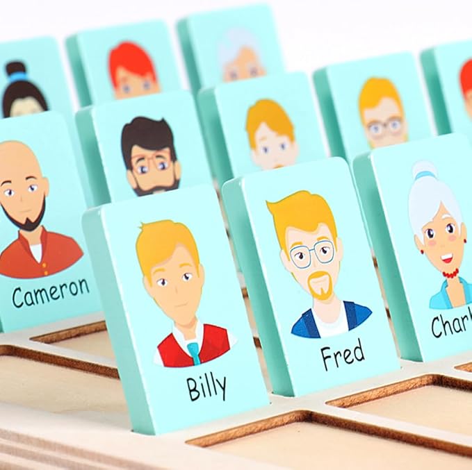 Guess Game Wooden Board Who Am i Game