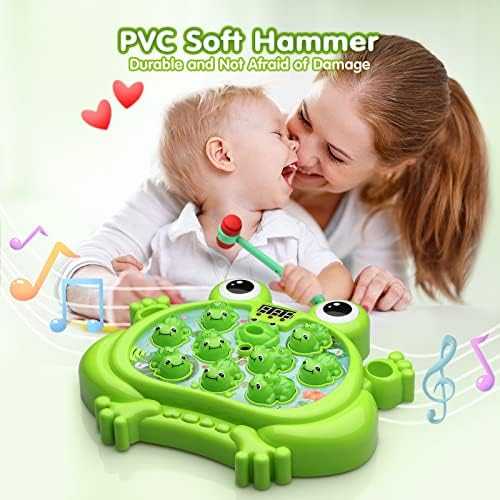 HopeRock Whack-A-Frog Game with Lights & Music
