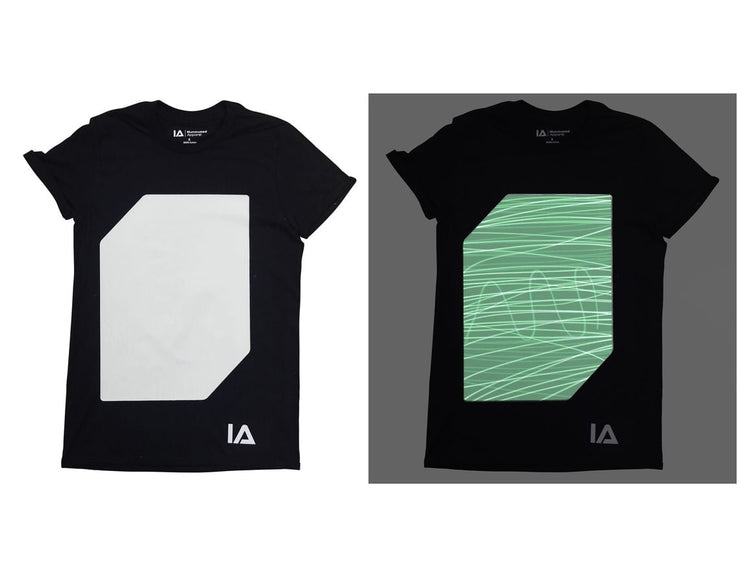 Interactive Glow T-Shirt - Black age 12-14