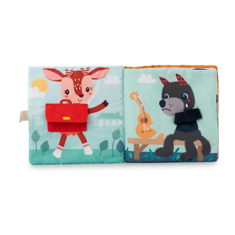 LILLIPUTIENS Joe and His Cuddle Book - Bunny Plush Play