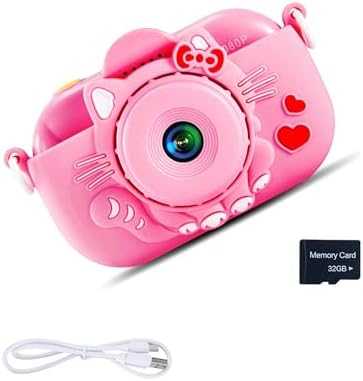Kids Digital Camera with Dual Lens & 32GB SD Card
