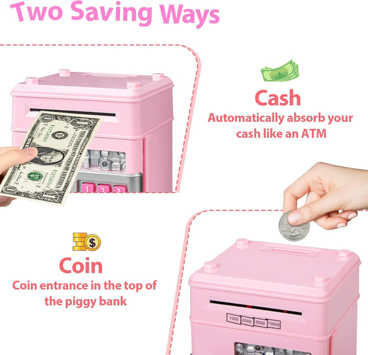 Kids Piggy Bank for Girls