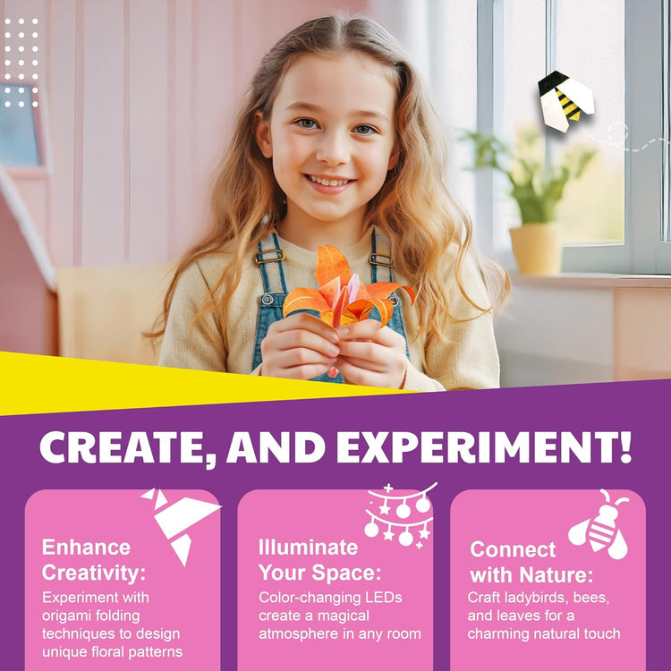 KidzMaker - Origami Flower Lights