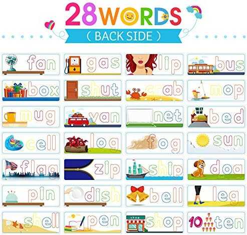 KMUYSL See & Spell CVC Word Builder Game