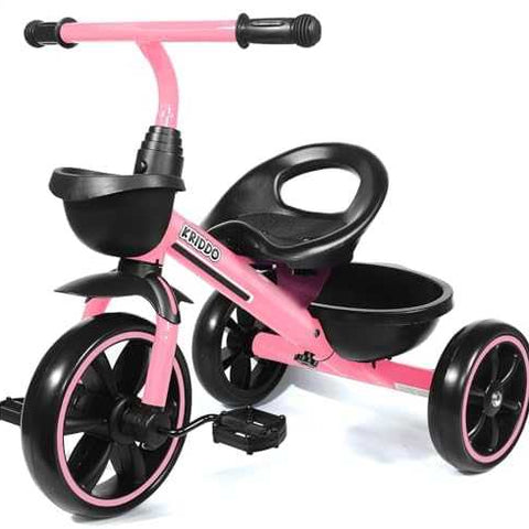 KRIDDO Toddler Tricycle (Pink)