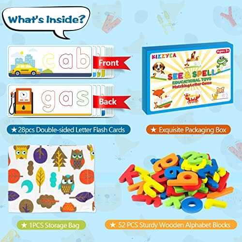 See & Spell Alphabet Matching Letter Game