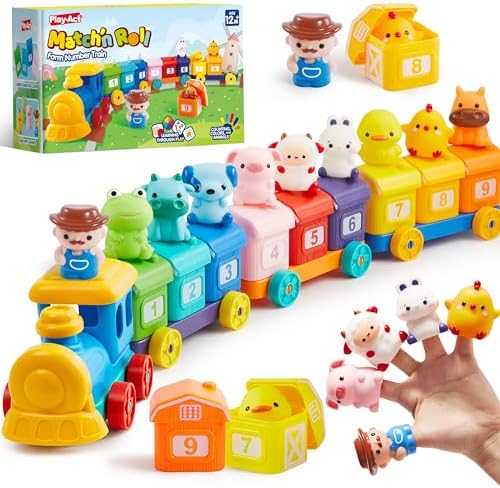 Montessori Farm Train Counting & Sorting Learning Set