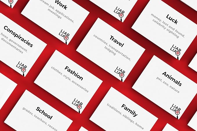 LIAR LIAR Party Game - The Family Card Game of Truths and Lies