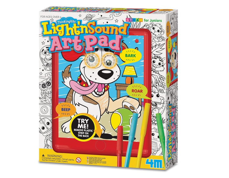 Light N Sound Art Pad - Flashing Eyes & Sound Effects!