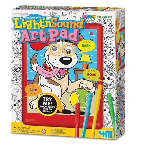 Light N Sound Art Pad - Flashing Eyes & Sound Effects!