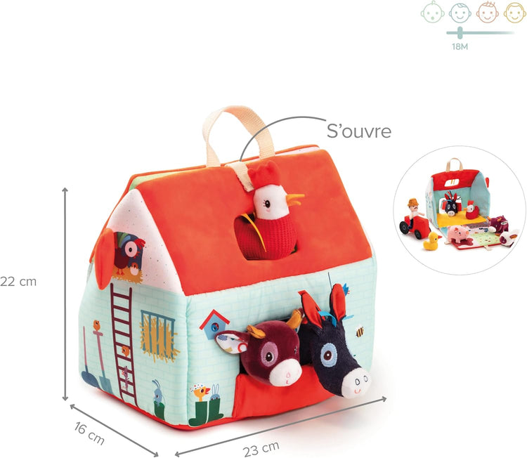 Lilliputiens My First Farm - Soft Animal Playset for Toddlers