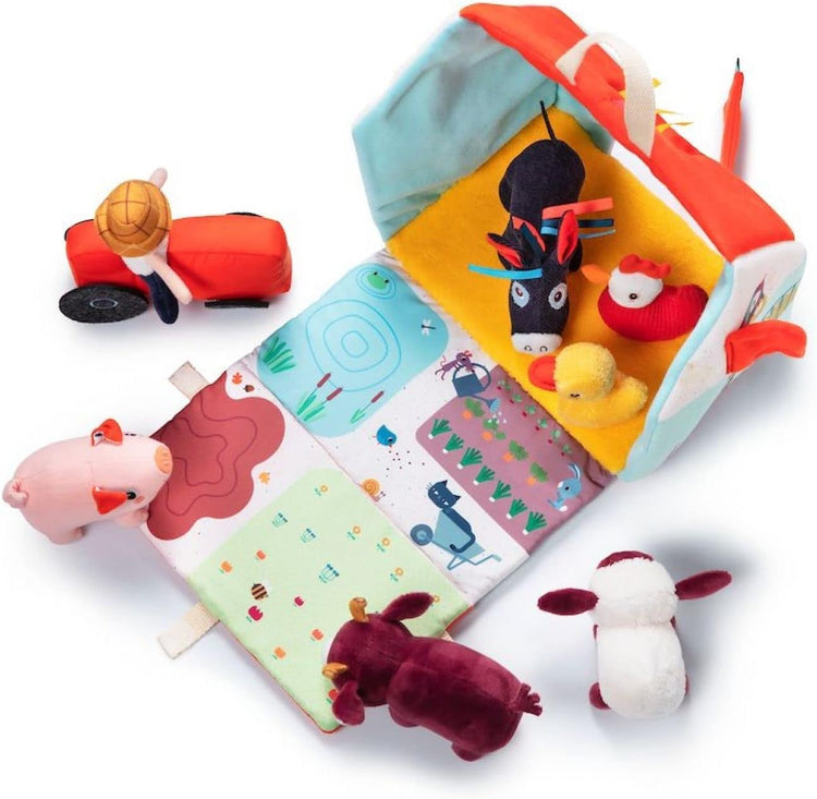 Lilliputiens My First Farm - Soft Animal Playset for Toddlers