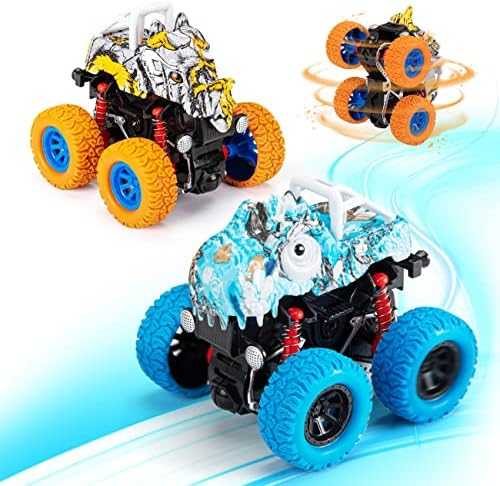 LODBY Push-and-Go Dinosaur Monster Truck