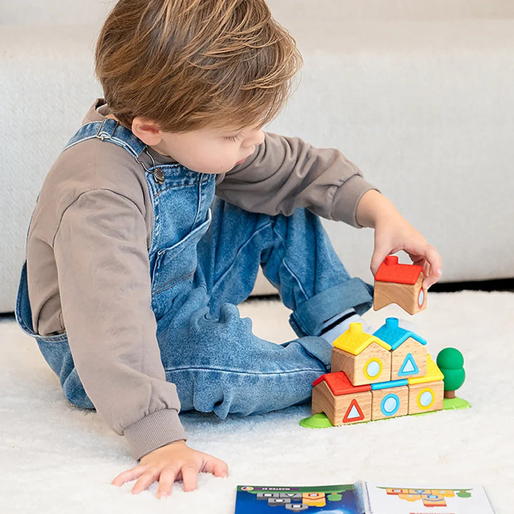 Logic Lane - 48 Wooden House Challenges