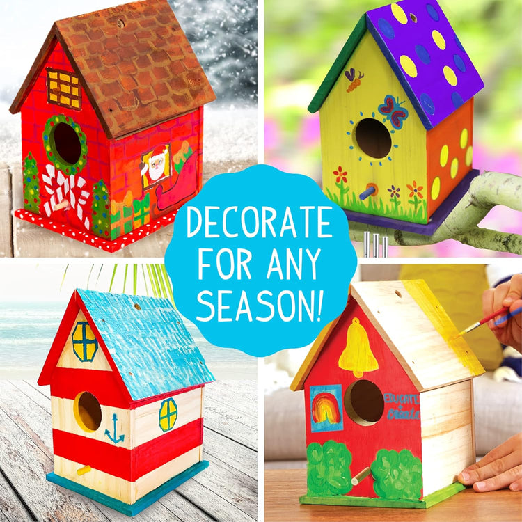 Made By Me Build & Paint Your Own Wooden Bird House Horizon Group USA