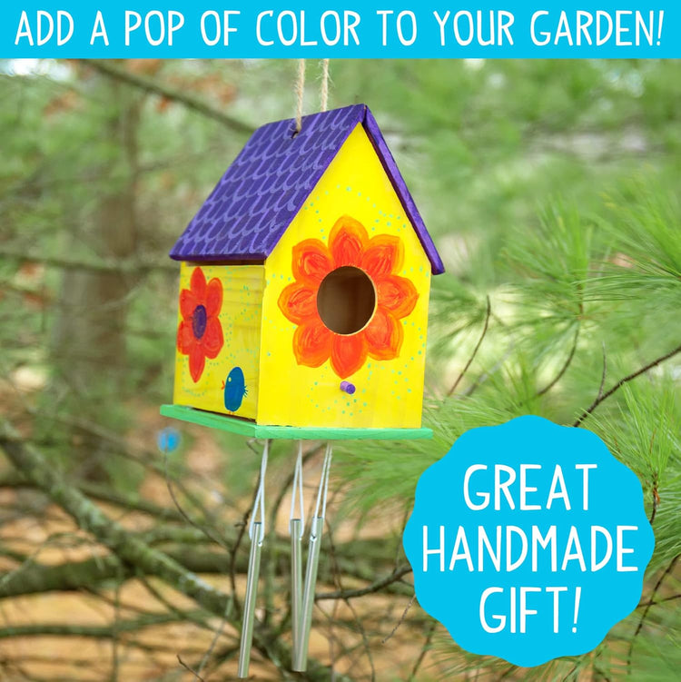 Made By Me Build & Paint Your Own Wooden Bird House Horizon Group USA