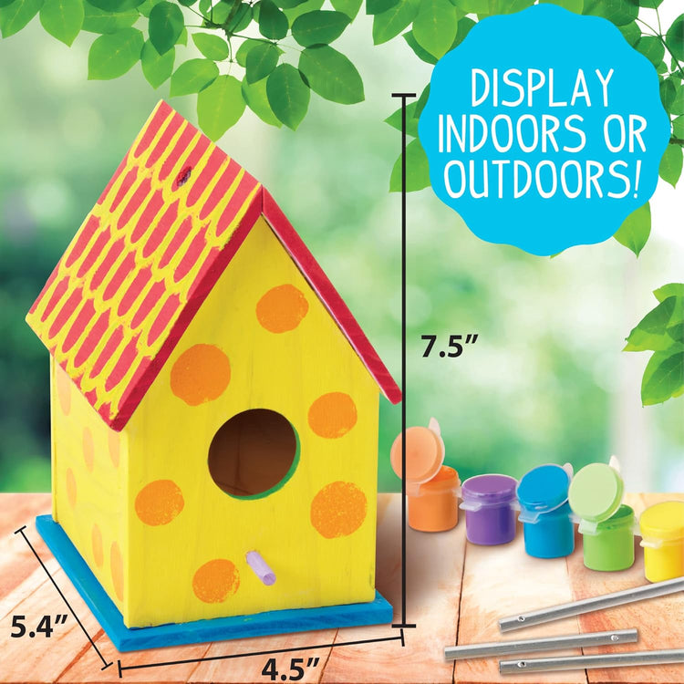 Made By Me Build & Paint Your Own Wooden Bird House Horizon Group USA