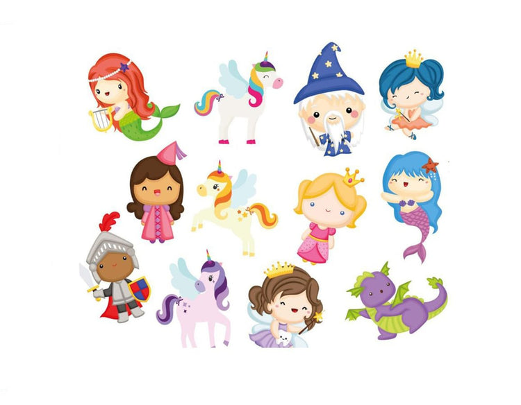 Magical Creatures - Bath Time Stickers