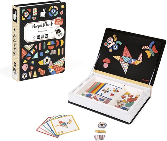 Janod Moduloform Magneti'Book - 43 Magnets and 30 Cards